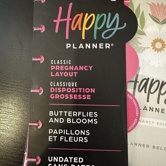 Happy Planner Pregnancy Planner Journal Insert Pages No cover Unused Ring Style - Picture 2 of 8